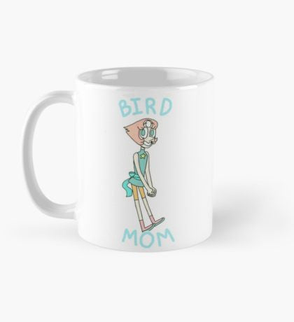 Bird Mom Pearl Mug