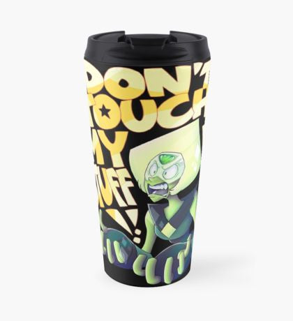 Peradot "DON'T TOUCH MY STUFF" Travel Mug