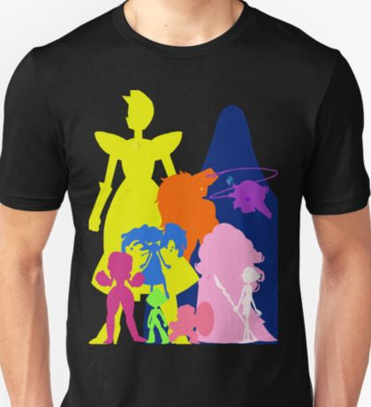 Black Steven Universe Silhouette T-Shirt